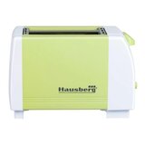 Prajitor de paine Hausberg HB-150VR, 750 W, 2 felii .Grad de rumenire variabil,Verde